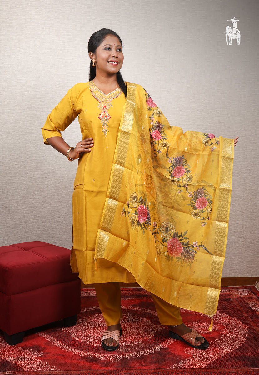 Sarini Motidar Suit (Yellow) main image 0