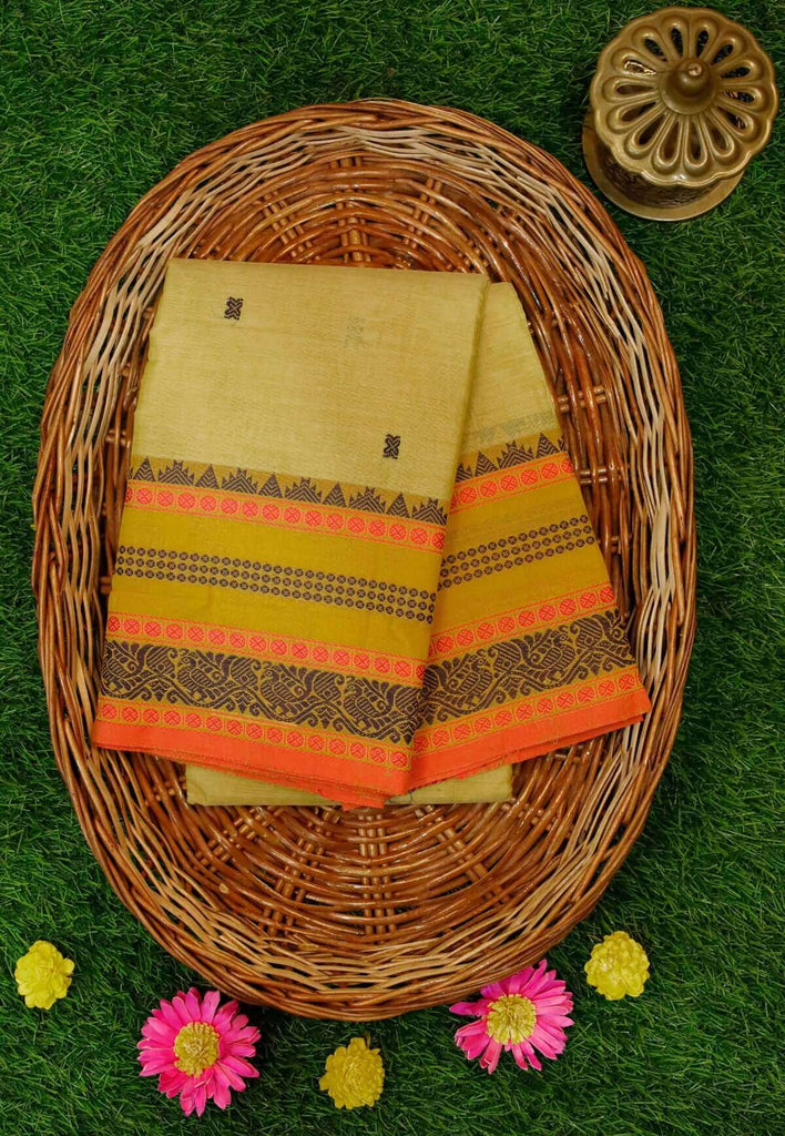Pure Kanchipuram cotton saree India 