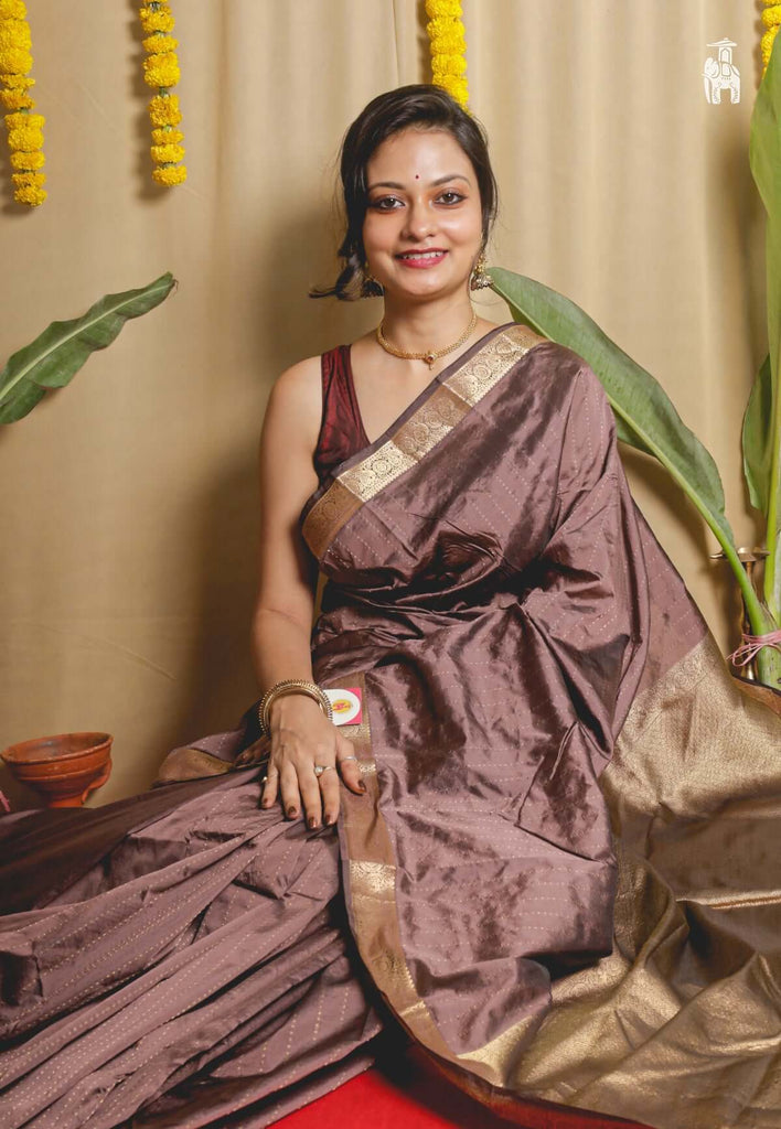 Beaver Kanjivaram Silk Saree