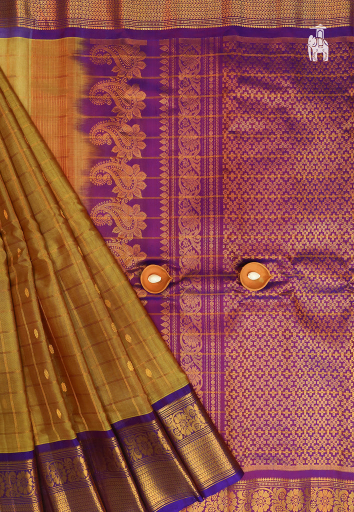 Brown Gadwal Sico Saree