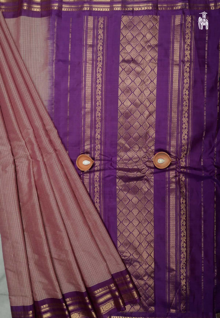 Purple Gadwal Sico Saree